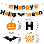 New Halloween Festival Party Decoration Banner, Ghost Festival Happy Halloween Banner