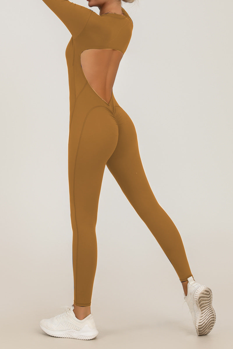 Yoga-Jumpsuit Herbst/Winter, langarm