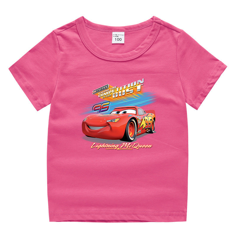 Children's summer short sleeved T-shirt