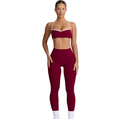 Yoga-Set Sport-Top und formende Hose