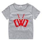 Children's summer short sleeved T-shirt