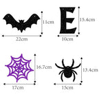 Halloween Decoration Bat Banner Spider Streamer Halloween Hanging Decorations for Party Decoration