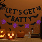 Halloween Decoration Bat Banner Spider Streamer Halloween Hanging Decorations for Party Decoration