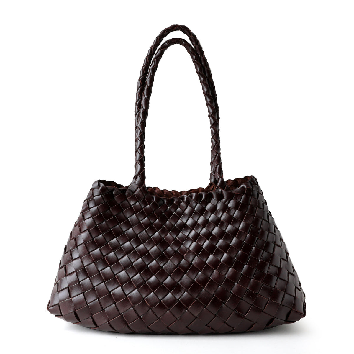 Geflochtene Henkeltasche Damen Unterarmtasche