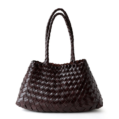 Geflochtene Henkeltasche Damen Unterarmtasche