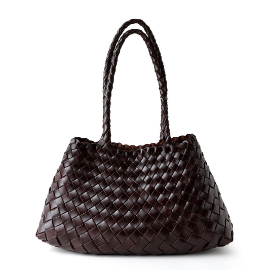 Geflochtene Henkeltasche Damen Unterarmtasche