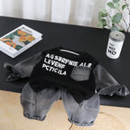 Baby boy autumn hoodie long sleeved two-piece set