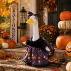 PorchGoose Halloween Costume Purple Velvet Printed Creative Outfit Set