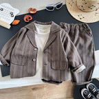 Baby Spring and Autumn Suit Long Sleeve Three Piece Set