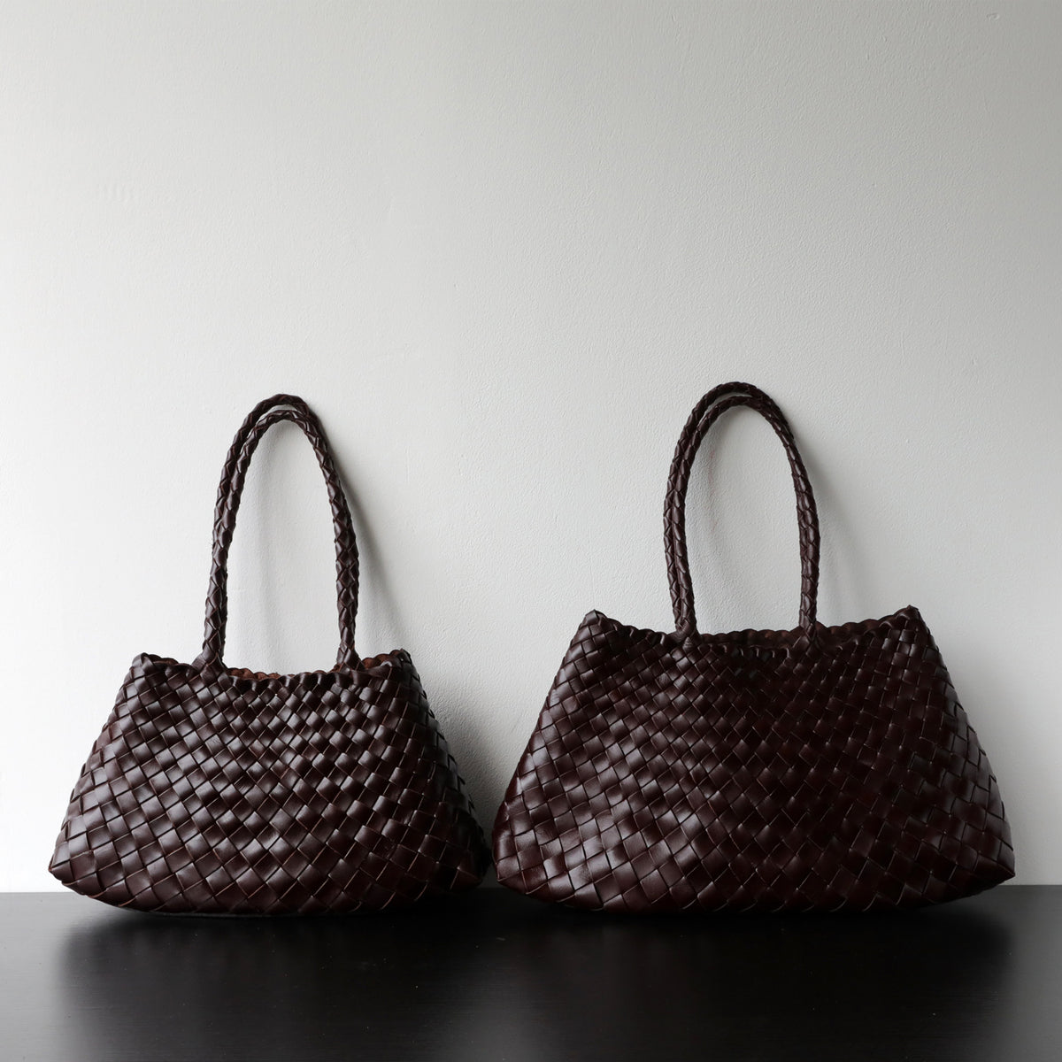 Geflochtene Henkeltasche Damen Unterarmtasche