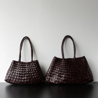 Geflochtene Henkeltasche Damen Unterarmtasche