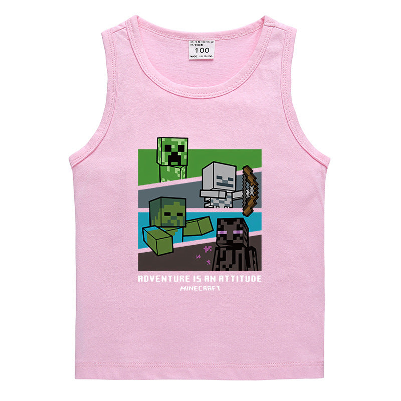 Children's vest cotton base shirt
