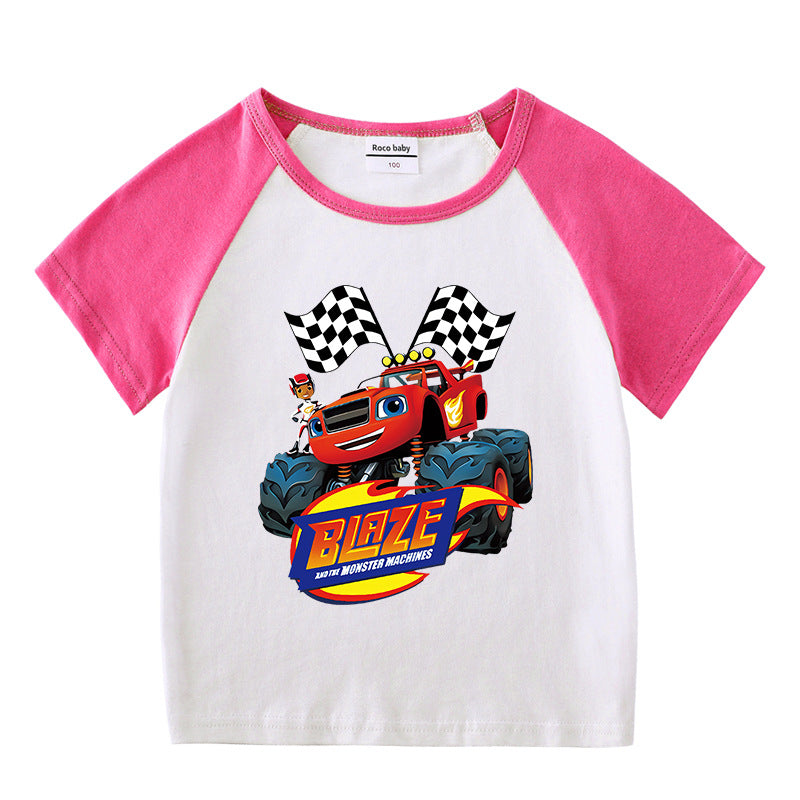 Children's summer clothing short sleeved T-shirt for men and women