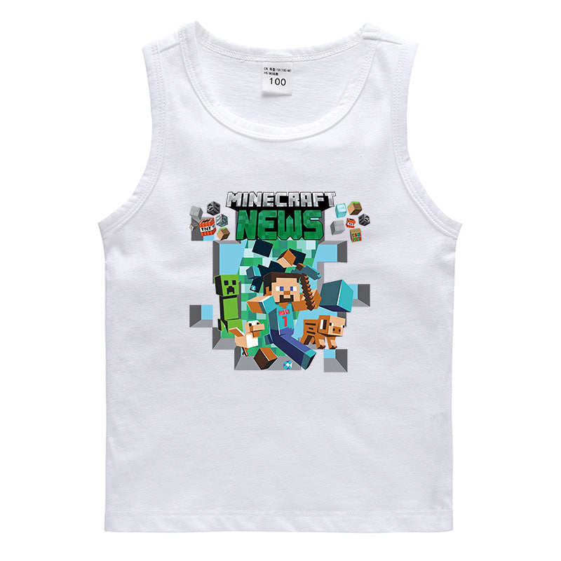 Children's vest cotton base shirt