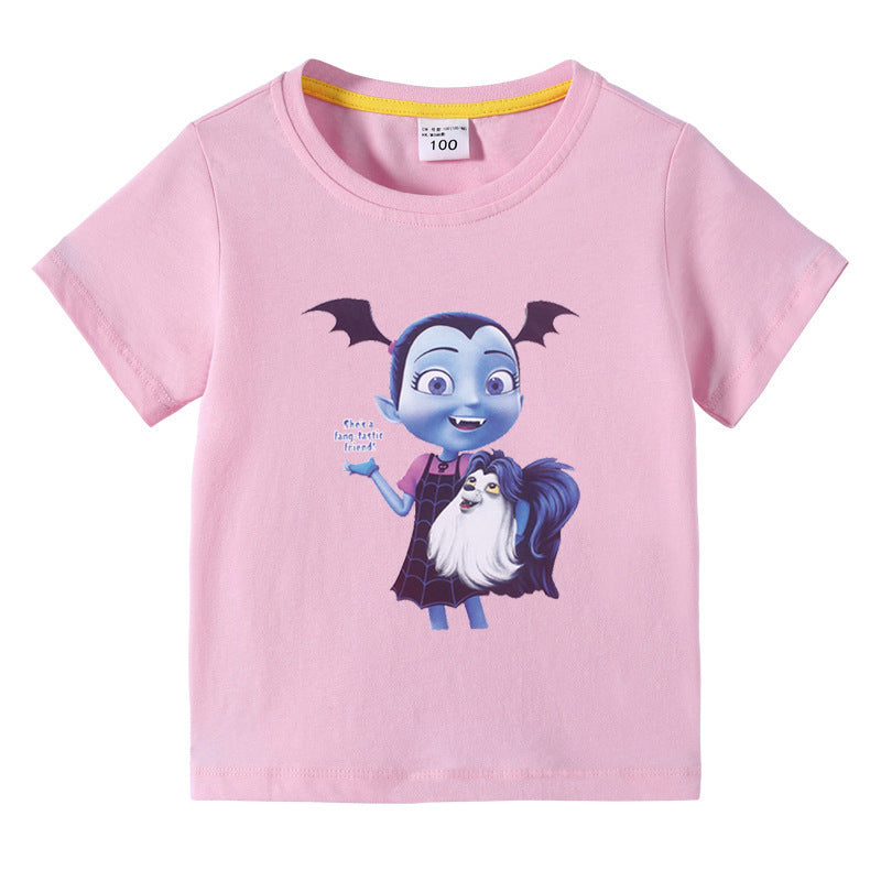Vampirina children's summer clothing short sleeved