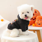 Pet Clothes Autumn Winter Small Dog Puppy Holiday Letter Embroidery Halloween Sweatshirt