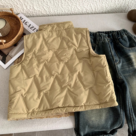 Gepolsterte Fleece-Weste