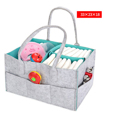 Filz-Wickeltasche für Babyartikel, Aufbewahrung