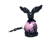 Resin Crow Night Light Halloween Creative Decorative Table Lamp Retro Style