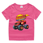 Children's summer short sleeved T-shirt
