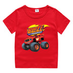 Children's summer short sleeved T-shirt