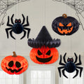Halloween Decoration Honeycomb Ball Hanging Ornament Halloween Party Decoration Pumpkin Spider 3D Honeycomb