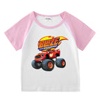 Children's summer short sleeved T-shirt