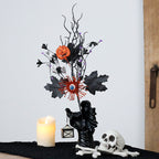 Halloween Decoration Ins Horror Pumpkin Maple Leaf Eyeball Flower Branch Insert Home Party Ornament