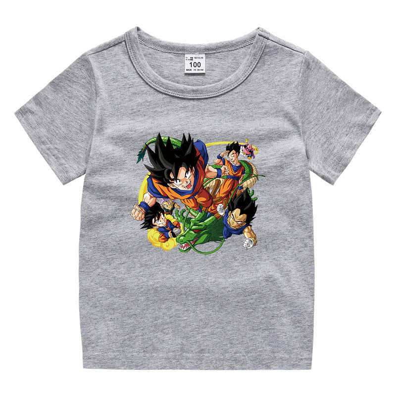 Dragon Ball Children's Summer Clothing Short Sleeves