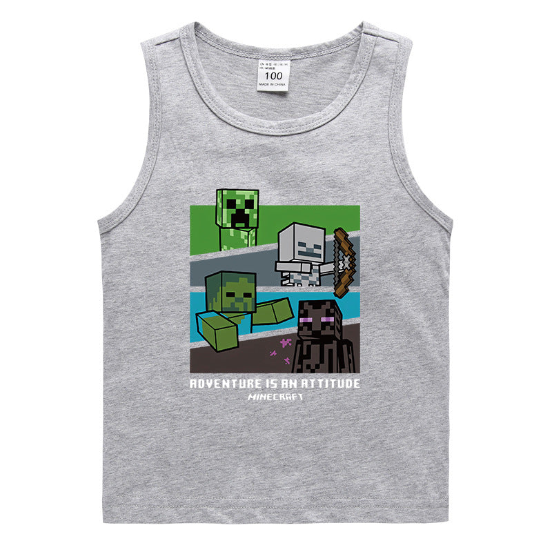Children's vest cotton base shirt