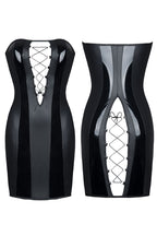 black mini dress Irma - XXL