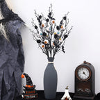 Halloween Decorations Creative Maple Leaf Bat Pinecone Eyeball Stem Bouquet Accessories Home Decor Items