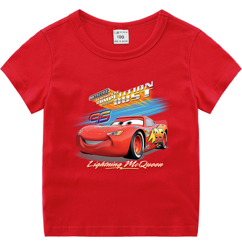 Children's summer short sleeved T-shirt