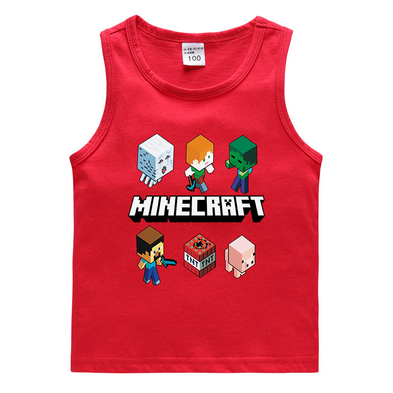 Children's vest cotton base shirt