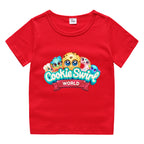 Children's summer short sleeved T-shirt