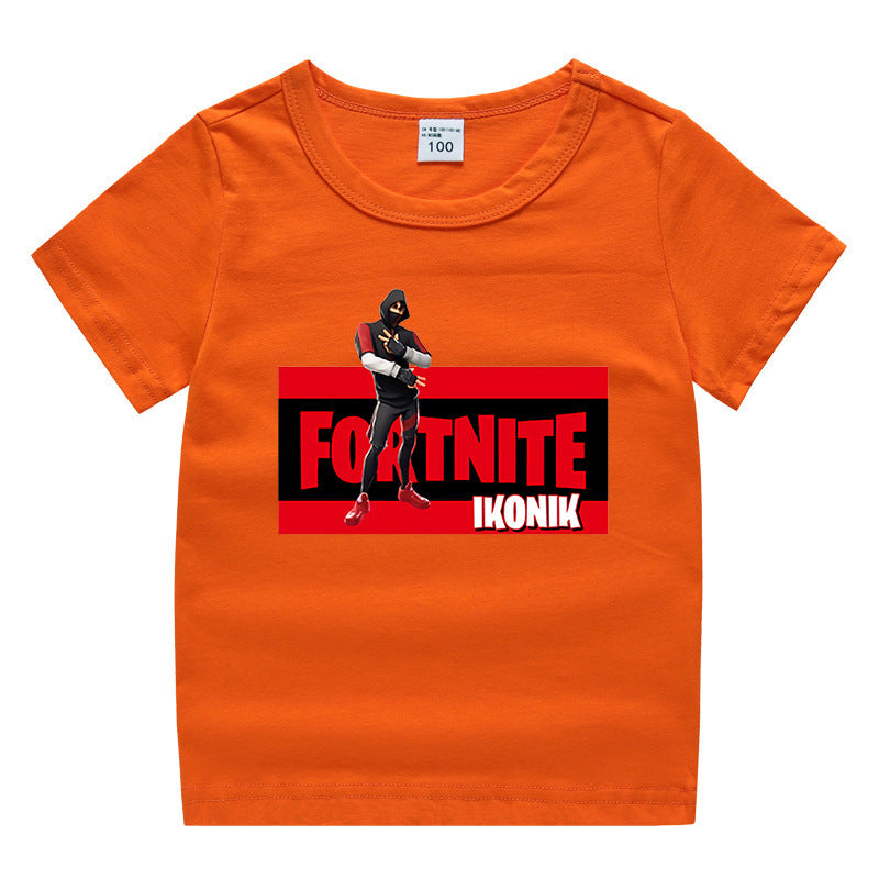Children's summer short sleeved T-shirt