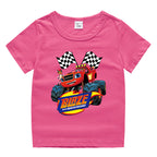 Children's summer short sleeved T-shirt