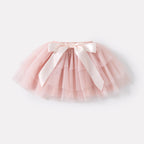 Charming Tulle Skirt Set for Girls Two-Piece Outfit