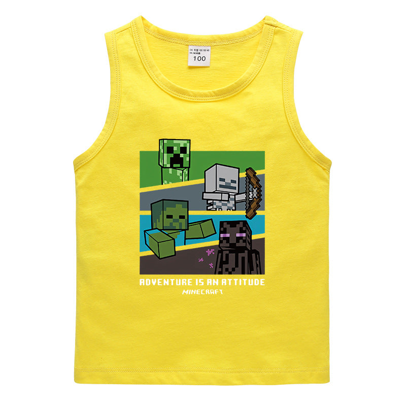 Children's vest cotton base shirt