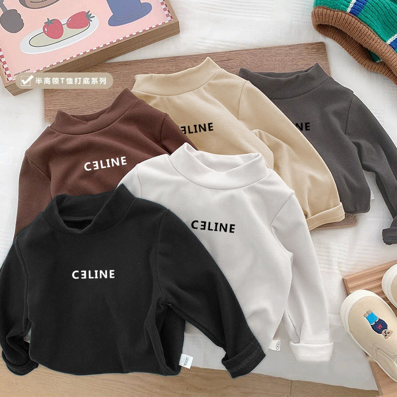Children's Base Layer Shirt Long Sleeve T-Shirt Casual Top