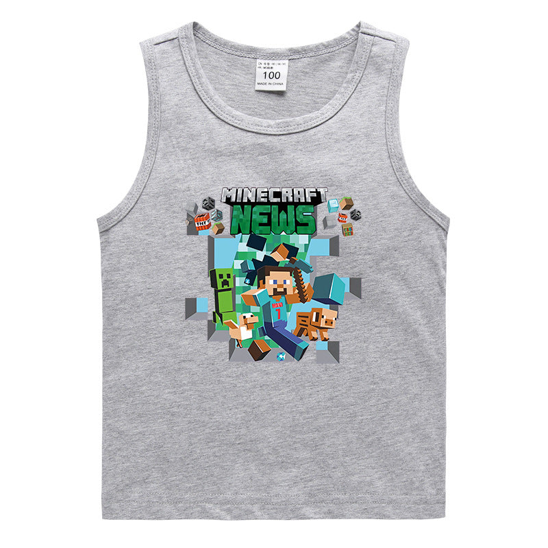 Children's vest cotton base shirt