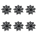 Halloween Party Decorative Coasters, Non-Woven Spiderweb Coasters, Halloween Table Decor