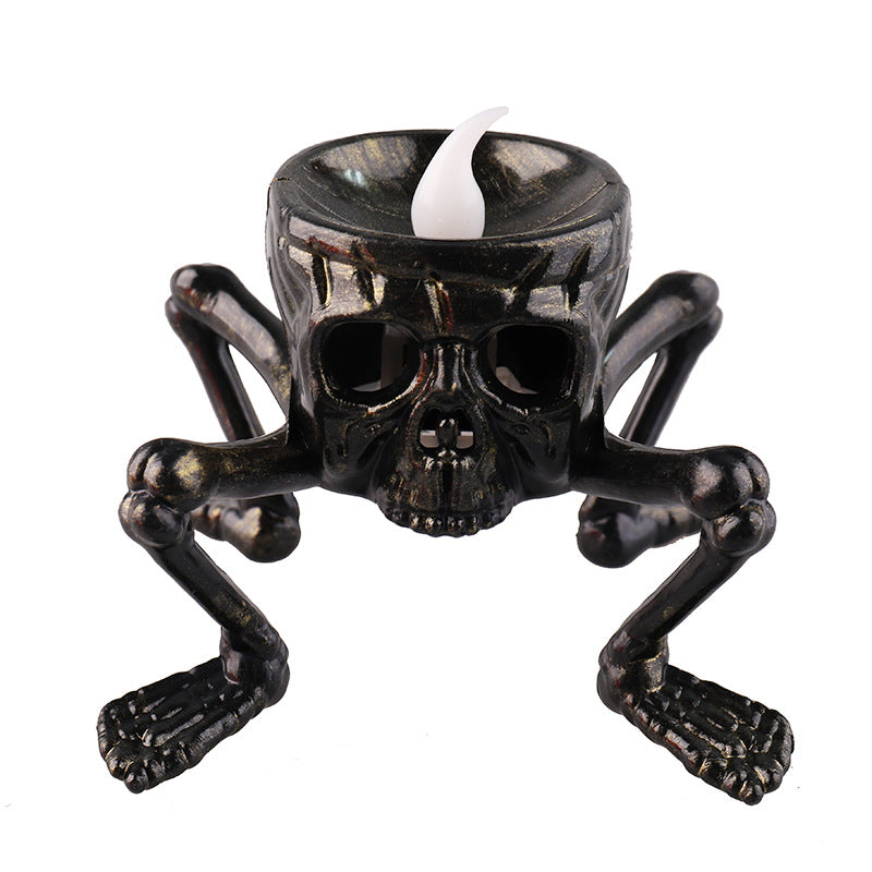 Halloween Skull Hand Decorative Night Light, Halloween Skull Decoration, Ambient Lighting Prop, Candle Lamp