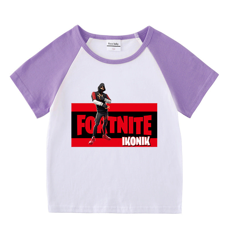 Children's summer clothing short sleeved