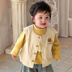 Outfit for Boys Baby Boy Vest Top and Pants Three-piece Set for Toddlers