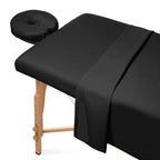 3-Piece Massage Table Sheet Set – Solid Color, Washable & Durable