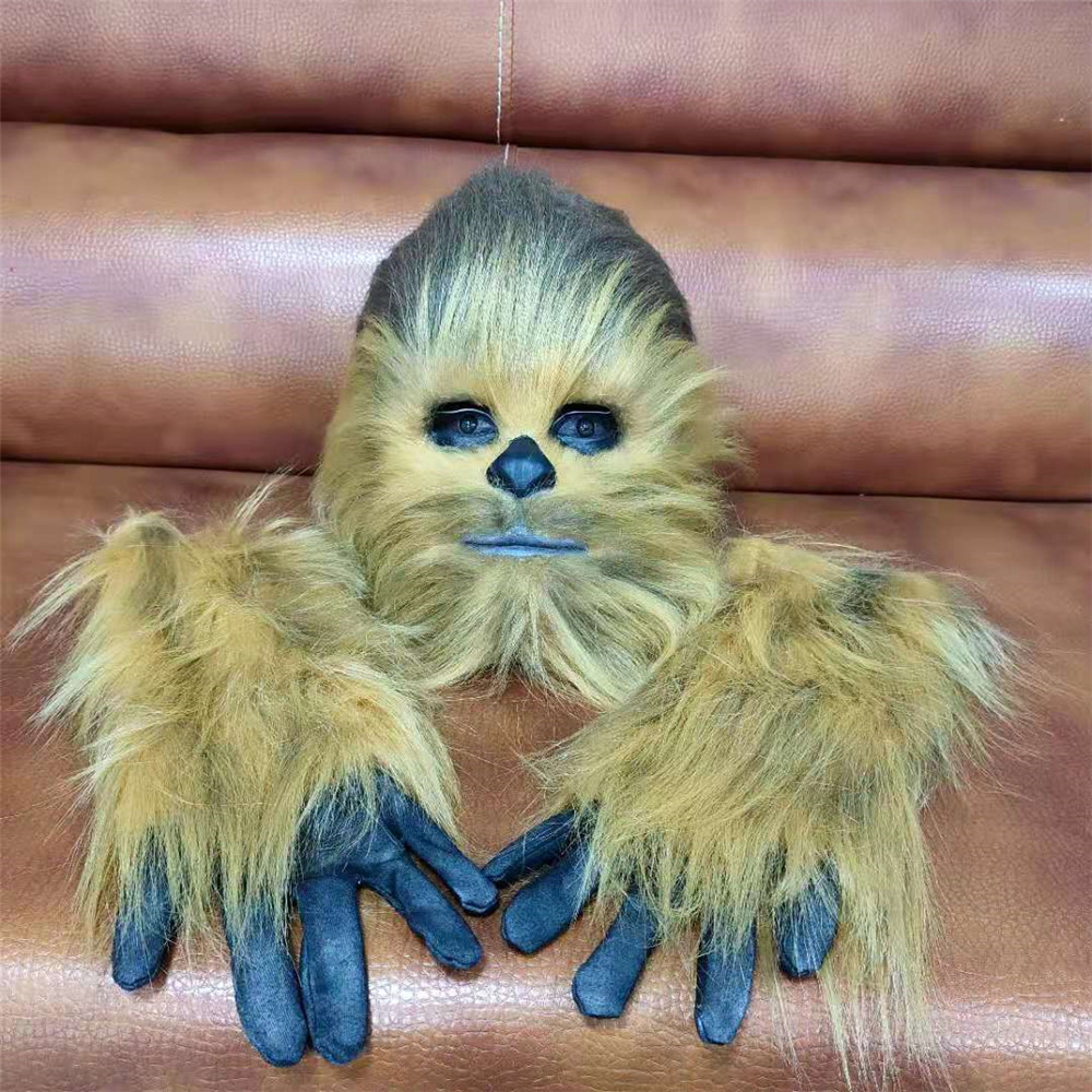 Star Wars Mask Movie The Force Awakens Chewbacca Mask Halloween Latex Headgear Wookiee