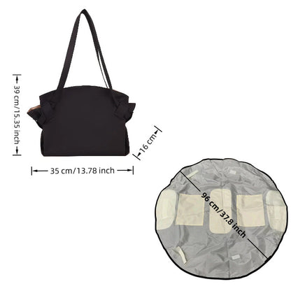 Faltbare Reisetasche mit Picknickdecke