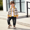 Children's clothing autumn style children's clothing cardigan long sleeved three piece set