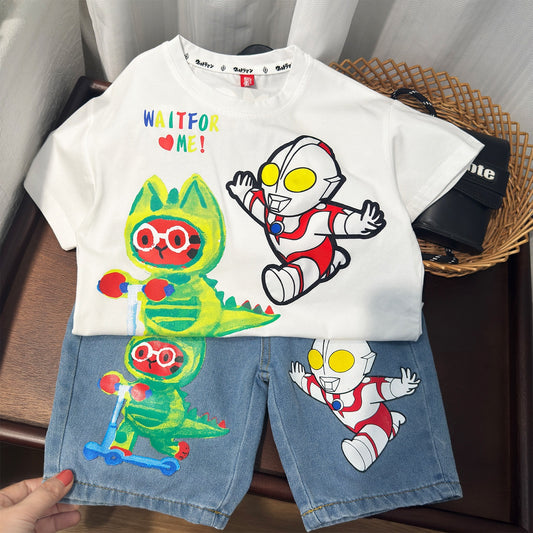 Cooles Jungen-Set kurzarm, zweiteilig